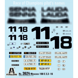 Mercedes 190 E 2.3 16V 1/24 Italeri Italeri I3624 - 3