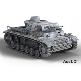 Char PZ. KPFW. III AUSF. J,L,M (4 in 1) 1/16 Heller Heller 30321 - 4