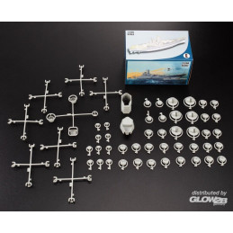 YAMATO Cuirassé PREMIUM 1/200 Glow2B Trumpeter 5058052000 - 11