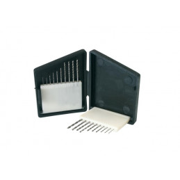 Jeu de forets hélicoïdaux 0,3-1,2 mm (x20) Pebaro  SV-HSS200 - 1