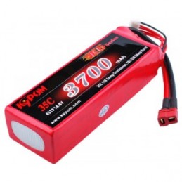 Lipo 3700mAh 35 c 4S 14.8V (Dean) Kypom Kypom Batteries KT3700/35-4S - 1