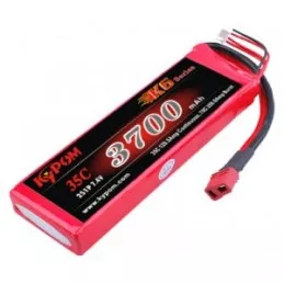 Li-Po 3700mAh 35C 2S 7,4V (Dean) Kypom Kypom Batteries KT3700/35-2S - 1