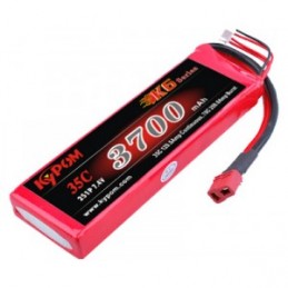 Lipo 3700mAh 35 c 2S 7 .4V (Dean) Kypom Kypom Batteries KT3700/35-2S - 1