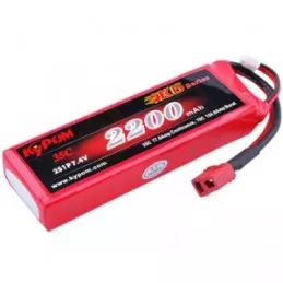 Li-Po 2200mAh 35C 2S 7,4V (Dean) Kypom Kypom Batteries KT2200/35-2S - 1