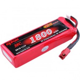 Li - Po 1800mAh 35 c 3S 11 .1V (Dean) Kypom Kypom Batteries KT1800/35-3S - 1