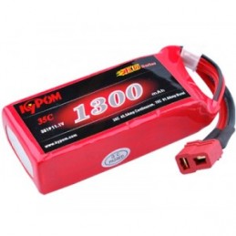 Li - Po 1300mAh 35 c 3S 11 .1V (Dean) Kypom Kypom Batteries KT1300/35-3S - 1