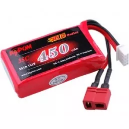 Li - Po 450mAh 35 c 3S 11 .1V (JST) Kypom Kypom Batteries KT450/35-3S - 1