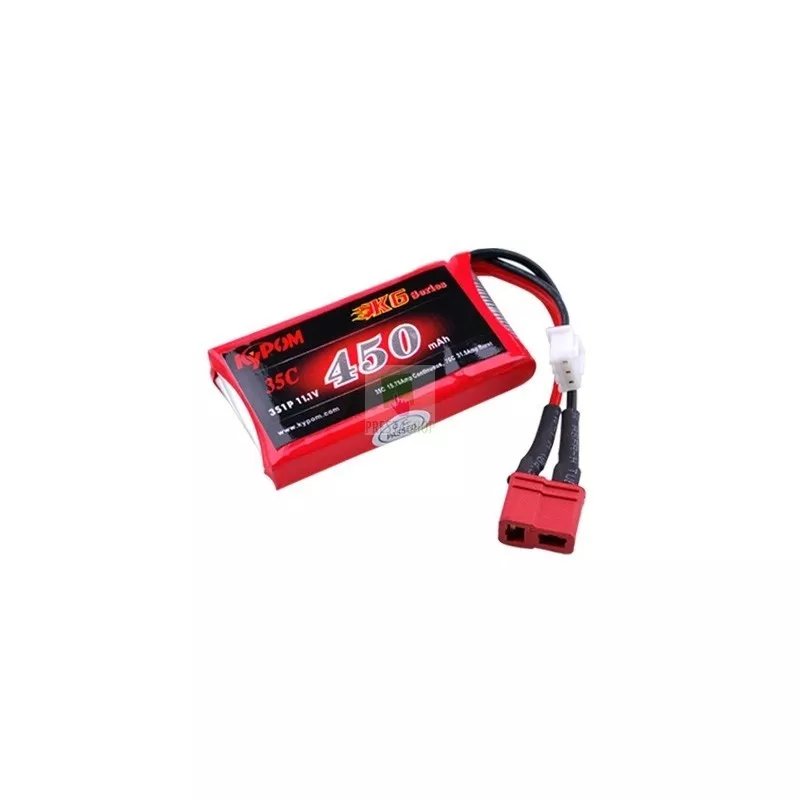 Li - Po 450mAh 35 c 2S 7 .4V (JST) Kypom Kypom Batteries KT450/35-2S - 2