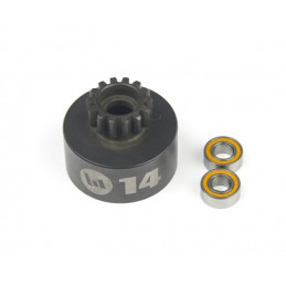 Clutch bell 14 teeth and Bearings Hobbytech Hobbytech HT-560224 - 1