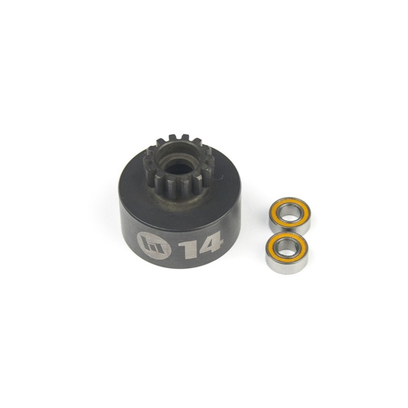 Clutch bell 14 teeth and Bearings Hobbytech Hobbytech HT-560224 - 1