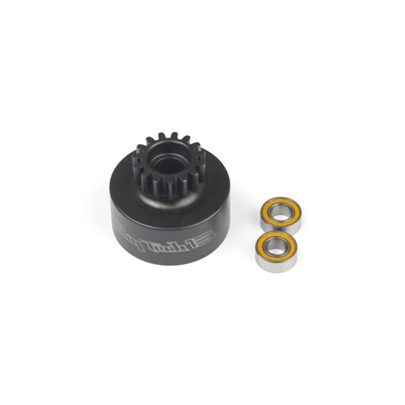 Clutch bell 15 teeth and Bearings Hobbytech Hobbytech HT-560225 - 1