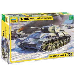 Char Léger Soviétique T70 1/35 Zvezda Zvezda Z3631 - 1