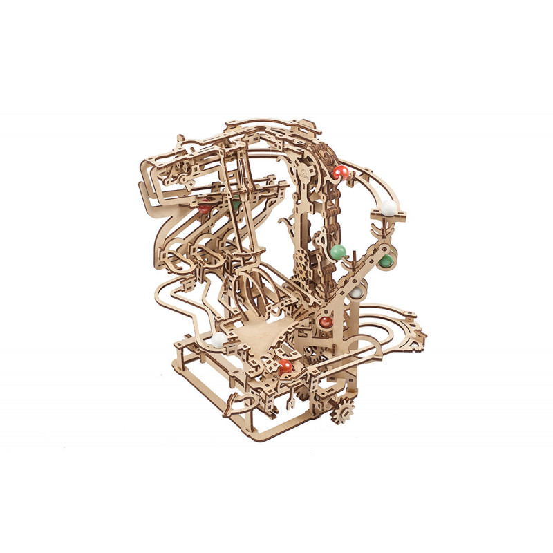 Parcours à Billes avec Élévateur chaine Puzzle 3D bois UGEARS UGEARS UG-70156 - 1
