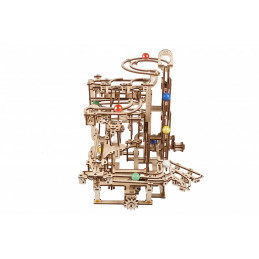 Ball course with Stepped elevator Puzzle 3D wood UGEARS UGEARS UG-70157 - 4