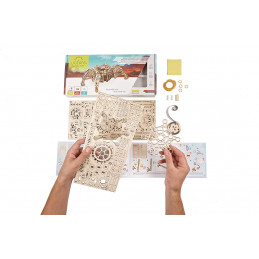 Explorer Hexapod Puzzle 3D wood UGEARS UGEARS UG-70158 - 15