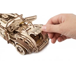 Voiture de course Drift Cobra Puzzle 3D bois UGEARS UGEARS UG-70161 - 15