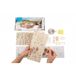 Race car Drift Cobra Puzzle 3D wood UGEARS UGEARS UG-70161 - 20