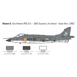 Airplane Sea Harrier FRS.1 1/72 Italeri Italeri I1236 - 6
