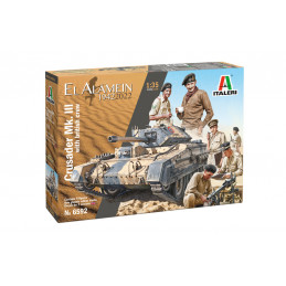 Crusader Mk.III tank and 1/35 Italeri crew Italeri I6592 - 2