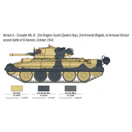 Crusader Mk.III tank and 1/35 Italeri crew Italeri I6592 - 4