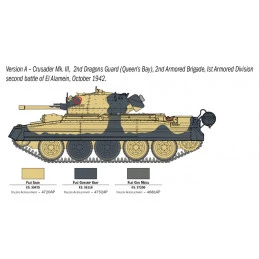 Crusader Mk.III tank and 1/35 Italeri crew Italeri I6592 - 4