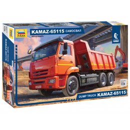 Camion benne Kamaz-65115 1/35 Zvezda Zvezda Z3650 - 1