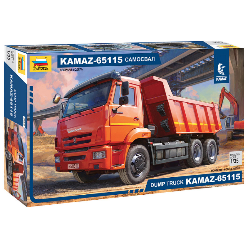 Camion benne Kamaz-65115 1/35 Zvezda Zvezda Z3650 - 1