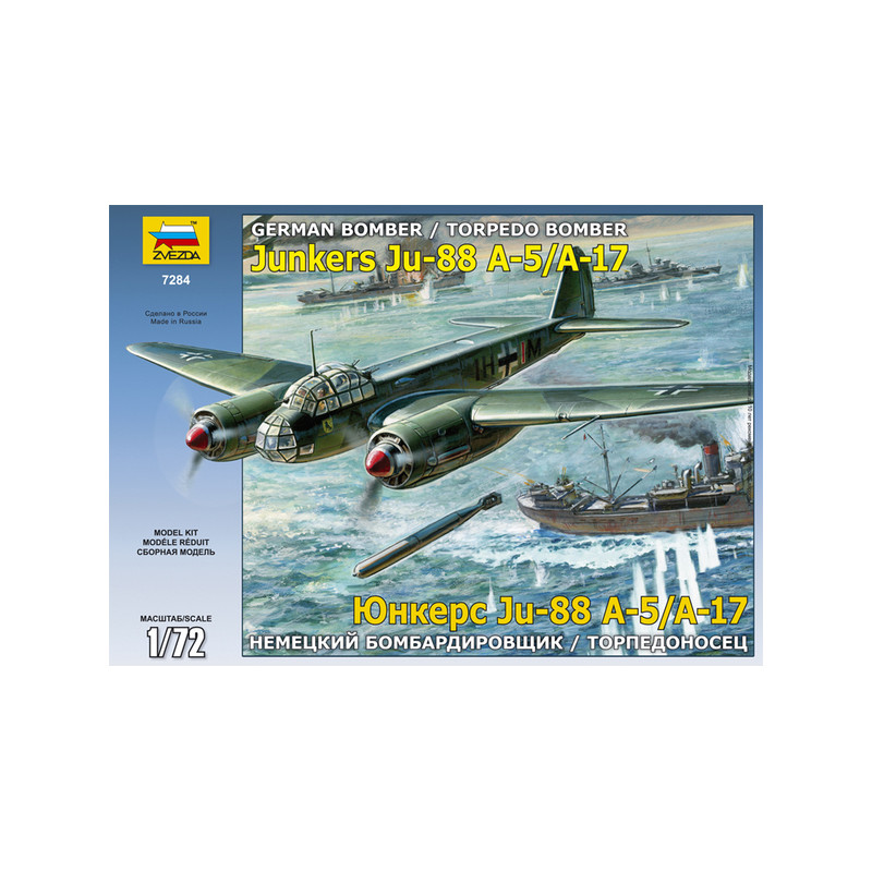 Avion Junkers Ju-88 A-5/A-17 1/72 Zvezda Zvezda Z7284 - 1