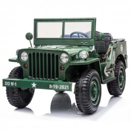 Voiture Jeep militaire 3 places 12V 4WD 2.4Ghz Siva Siva SV-50991 - 1