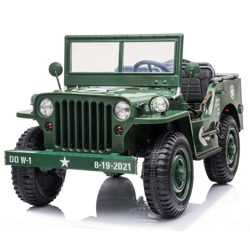 Car Military Jeep 3 seats 12V 4WD 2.4Ghz Siva Siva SV-50991 - 1