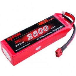 Li-Po 2600mAh 35C 6S 22,2V (Dean) Kypom Kypom Batteries KT2600/35-6S - 1