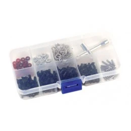 Screw box + car accessories 270 pieces - T2M T2M T422556 - 2