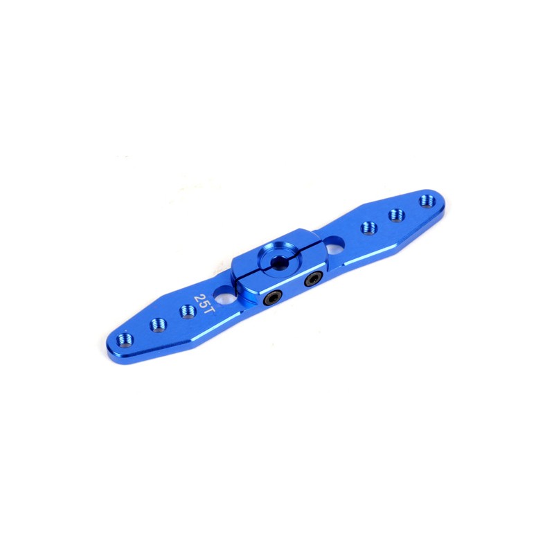 Dual lockable servo rudder alu 25T 70mm blue T2M T2M T422566 - 1