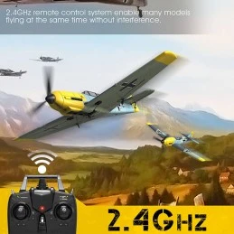 Messerschmitt BF109 400mm aircraft with RTF Volantex flight stabilizer Volantex V761-11 - 9
