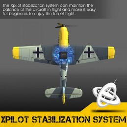Messerschmitt BF109 400mm aircraft with RTF Volantex flight stabilizer Volantex V761-11 - 10