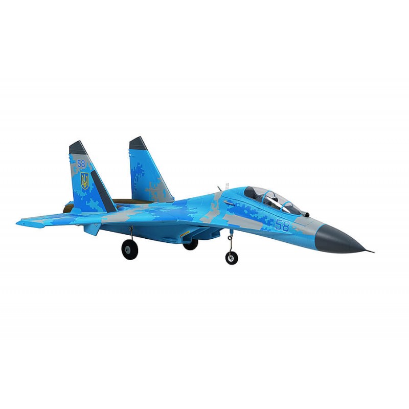 Jet EDF SU-27 Bi-Turbine 50mm env. 750mm PNP XFly  XF109P-C - 1