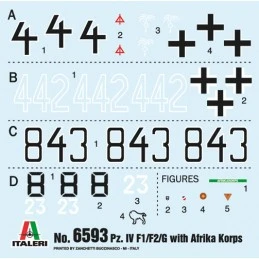 Panzer IV F1/F2/G Afrika Korps 1/35 Italeri tank Italeri I6593 - 4