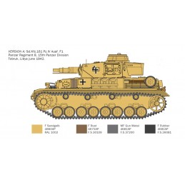 Panzer IV F1/F2/G Afrika Korps 1/35 Italeri tank Italeri I6593 - 5