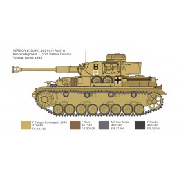 Char Panzer IV F1/F2/G Afrika Korps 1/35 Italeri Italeri I6593 - 8