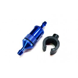 Filtre à essence voiture alu bleu + support T2M T2M T4960/129 - 1
