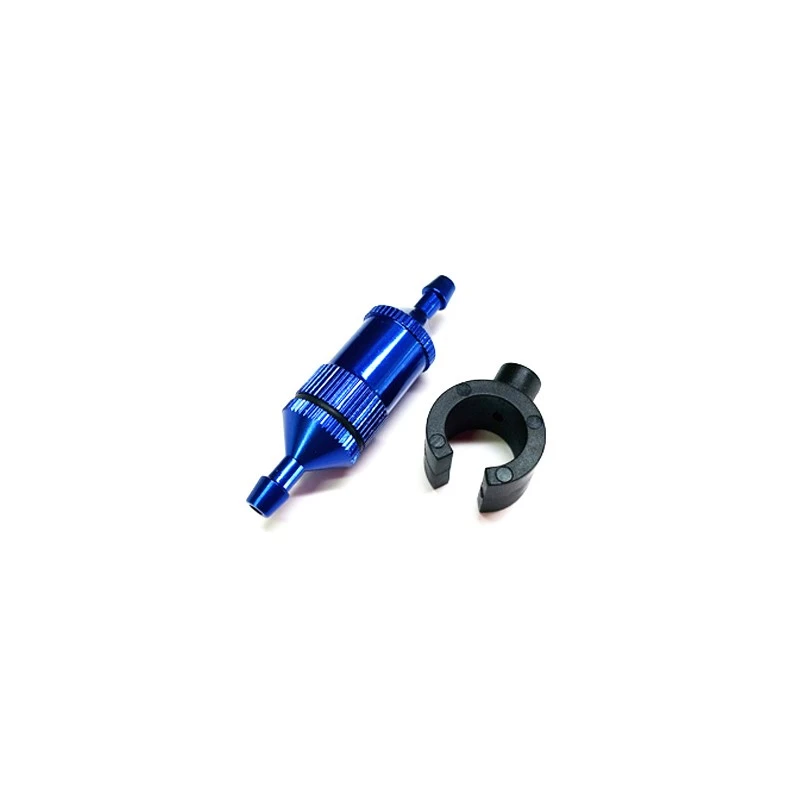 Filtre à essence voiture alu bleu + support T2M T2M T4960/129 - 1