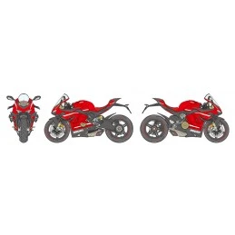 Moto Ducati Superleggera V4 1/12 Tamiya Tamiya 14140 - 17