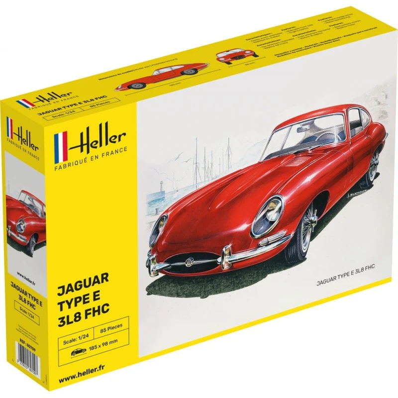 Jaguar E-Type 3L8 FHC 1/24 Heller Heller HEL-80709 - 1