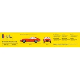 Jaguar E-Type 3L8 FHC 1/24 Heller Heller HEL-80709 - 4