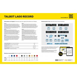Talbot Lago Record 1/24 Heller Heller 80711 - 3