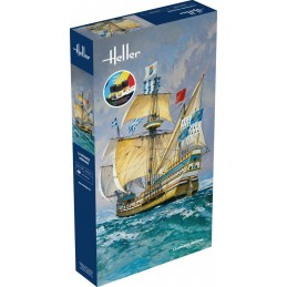 Boat La Grande Hermine 1/150 Heller + glue and paints Heller HEL-56841 - 1