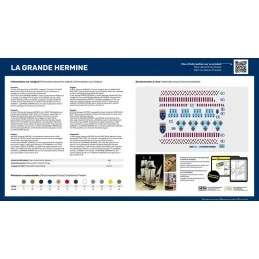 Boat La Grande Hermine 1/150 Heller + glue and paints Heller HEL-56841 - 3