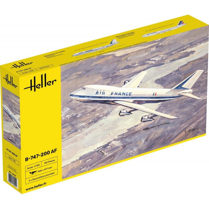 Boeing B-747-200 Air France 1/125 Heller Heller 80459 - 1