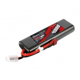 Li-Po 4000mAh 60C 2S 7.4V coqué (Dean) Gens ACE Bashing Gens ACE GE3-4000-2D-60 - 1