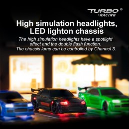 Micro Sport Noir 1/76 RTR Turbo Racing Turbo Racing TB-C74-BK - 4